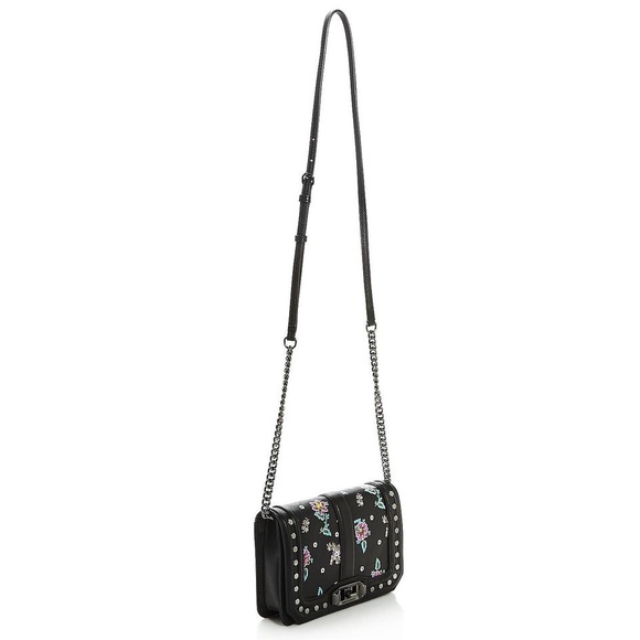Rebecca Minkoff Love Studded Leather Crossbody Bag - Picture 7 of 7